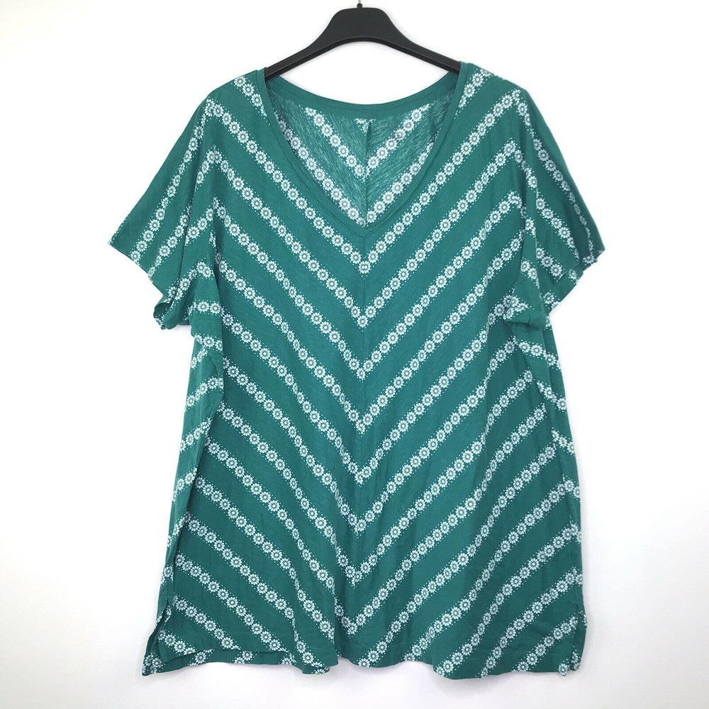 Lands End 3XL Blouse V Neck